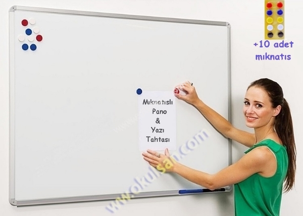 Mknatsl lan Panosu, Mknatsl Beyaz Yaz Tahtas 120x180 cm